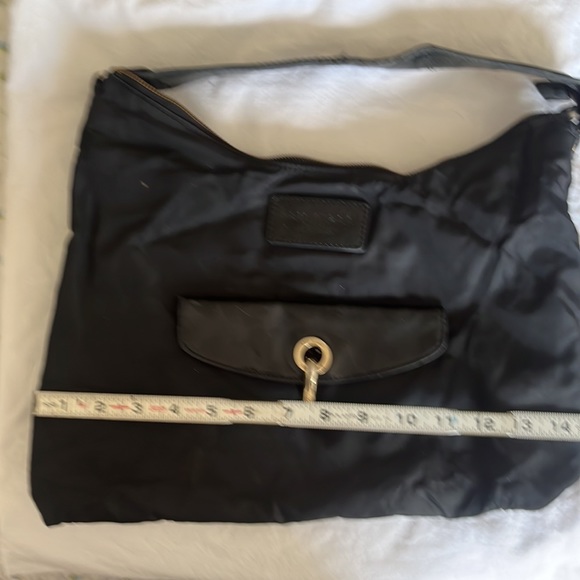 Kate Spade Black Canvas Bag with front closure pocket - Picture 10 of 16